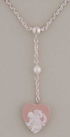 Jasperware Jewelry Muse Cupid Heart Necklace