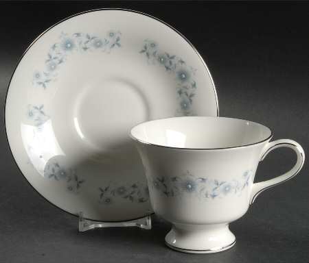 Josephine Blue Footed Cup & Saucer Set