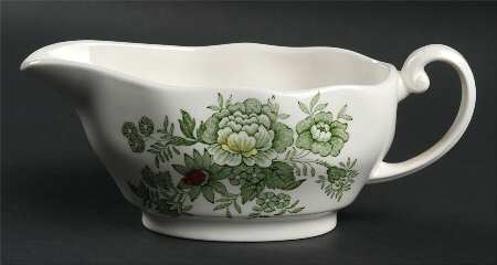 Kent Green Multicolor Gravy Boat by Wedgwood