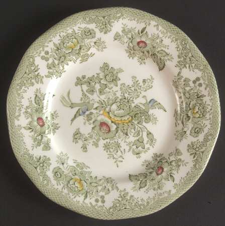 Kent Green Multicolor Dessert/Pie Plate by Wedgwood
