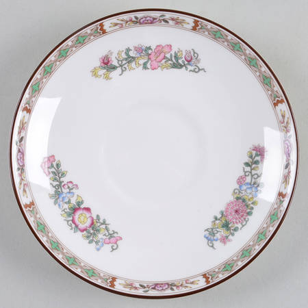 Kutani Crane Saucer for Leigh Shape Footed Cup