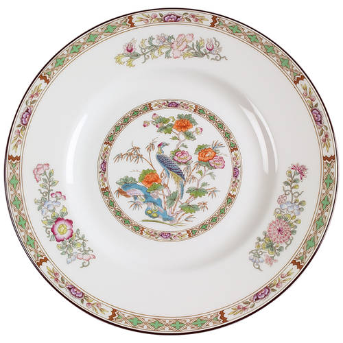 Kutani Crane Luncheon Plate