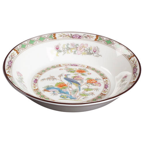 Kutani Crane Fruit/Dessert (Sauce) Bowl