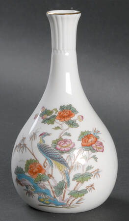 Kutani Crane 5" Bud Vase