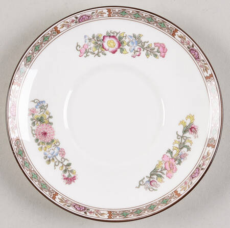 Kutani Crane Saucer for Bond Shape Demitasse Cup