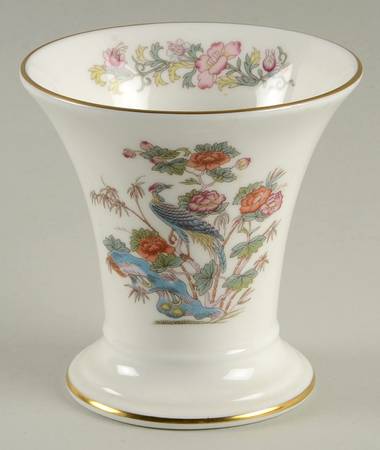 Kutani Crane Posey Pot