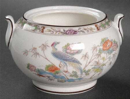 Kutani Crane 146 Shape Sugar Bowl No Lid