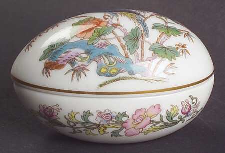 Kutani Crane Mini Egg Box & Lid