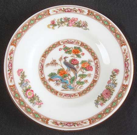 Kutani Crane Miniature Plate