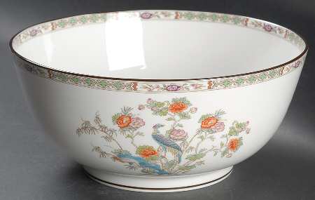 Kutani Crane 9" Salad Serving Bowl