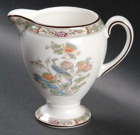 Kutani Crane Globe Shape Creamer