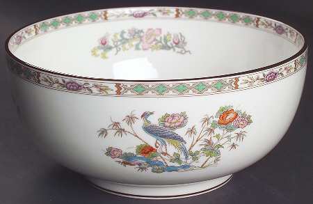 Kutani Crane 8" Salad Serving Bowl