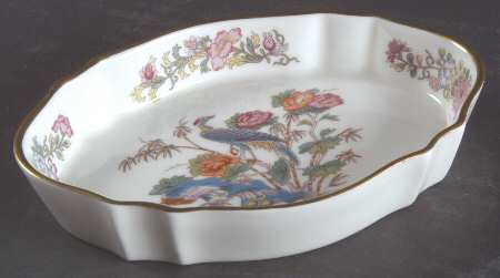 Kutani Crane Silver Tray