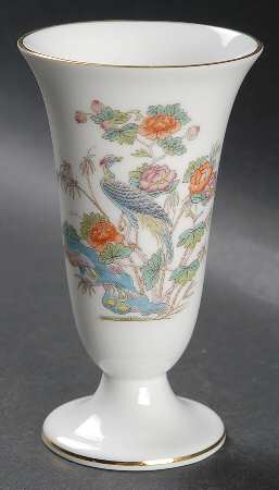 Kutani Crane 4" Vase