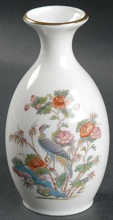 Kutani Crane 4" Bud Vase