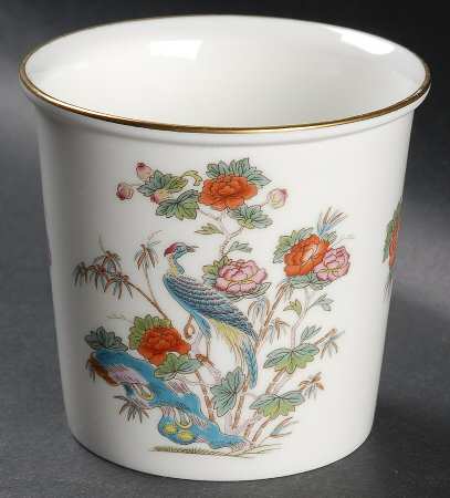 Kutani Crane Flower Pot