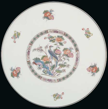 Kutani Crane Cake Plate
