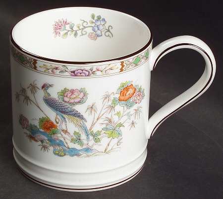 Kutani Crane Tankard