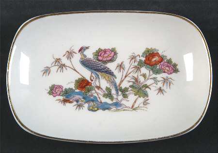 Kutani Crane Soap Dish
