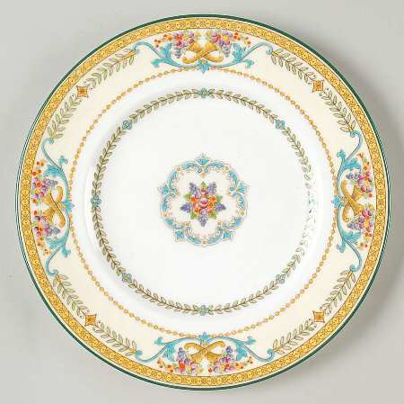 Kynance (Center and Laurel Band) Salad Plate