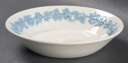 Lavender on Cream Color (Plain) Fruit/Dessert (Sauce) Bowl
