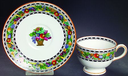 Manilla Footed Cup & Saucer Set