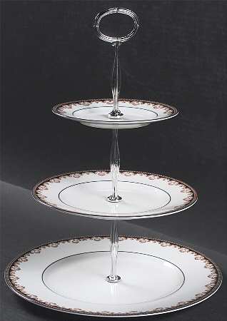 Medici 13 7/8"-14 1/4" 3-Tiered Serving Tray(DP,SP,BB) HC