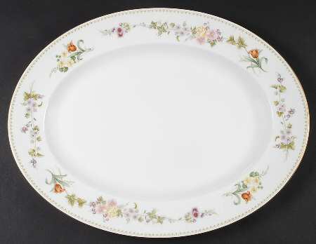Mirabelle 17" Oval Serving Platter