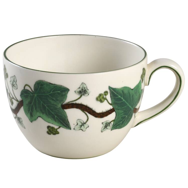 Napoleon Ivy Green (Queen's Ware) Flat Cup