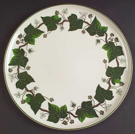 Napoleon Ivy Green (Queen's Ware) Tart Dish