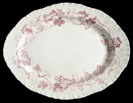 Old Vine Purple 16" Oval Serving Platter
