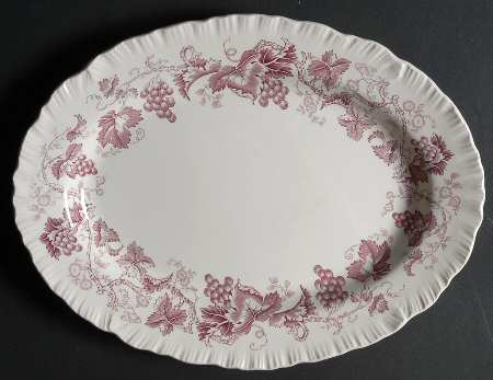 Old Vine Purple 11" Oval Serving Platter