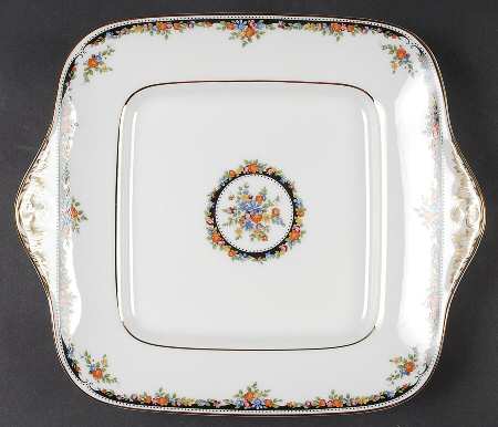 Osborne Square Handled Cake Plate by Wedgwood