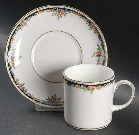 Osborne Can Shape Demitasse Cup and Saucer Set