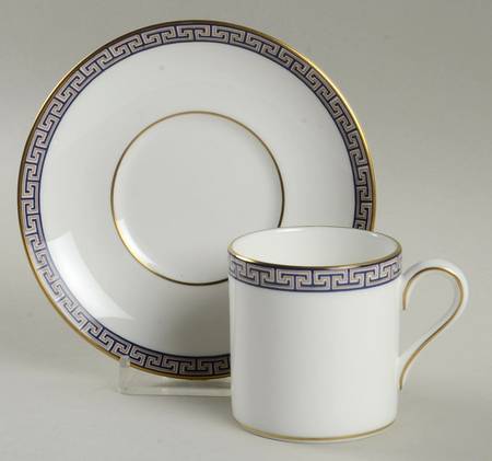Palatia Bond Shape Demitasse Cup and Saucer Set
