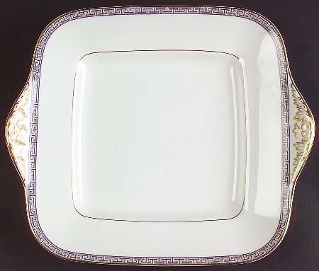 Palatia Square Handled Cake Plate
