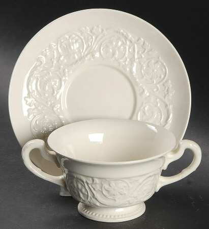 Patrician (Old, 1927-1986) Footed Bouillon Cup & Saucer