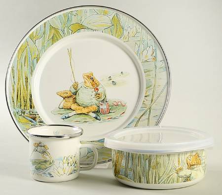 Peter Rabbit (3 Piece) Enamel Child's Set