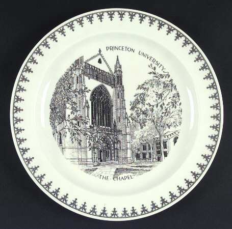 Princeton University Black Dinner Plate