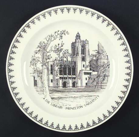 Princeton University Black Dinner Plate