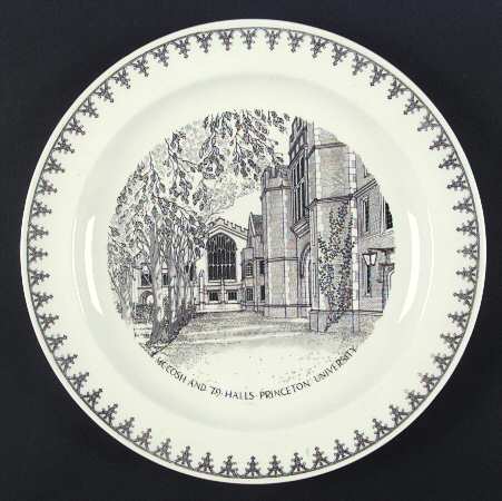 Princeton University Black Dinner Plate