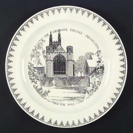 Princeton University Black Dinner Plate