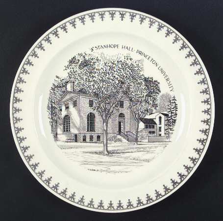 Princeton University Black Dinner Plate