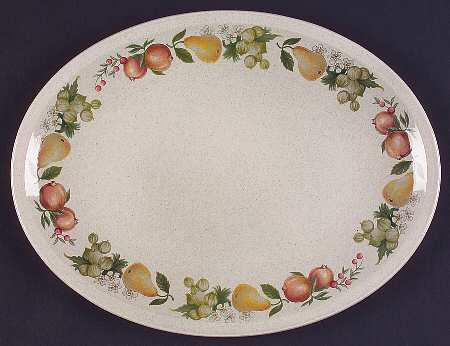Quince 12" Oval Serving Platter by Wedgwood