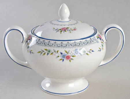 Rosedale Leigh Shape Sugar Bowl & Lid