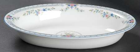 Rosedale 10" Oval Vegetable Bowl
