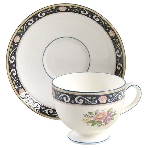 Runnymede Blue Footed Cup & Saucer Set