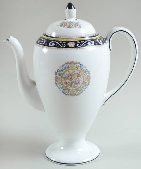 Runnymede Blue Mini Coffee Pot & Lid