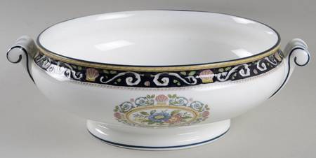 Runnymede Blue Round Vegetable No Lid