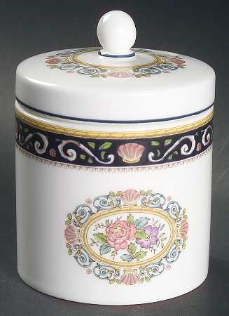 Runnymede Blue Candy Jar & Lid